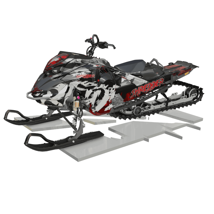High-quality custom snowmobile wraps by Velocity Wrapz to enhance performance and style.